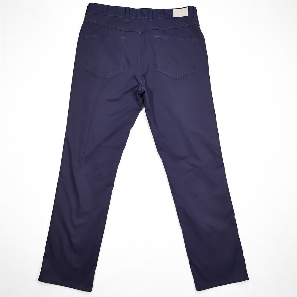 PETER MILLAR Men's 33x30 Navy Blue EB66 Performance 5-Pocket Pants - Picture 5 of 9
